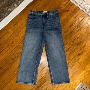 Madewell Slim Wide Leg Crop Jeans